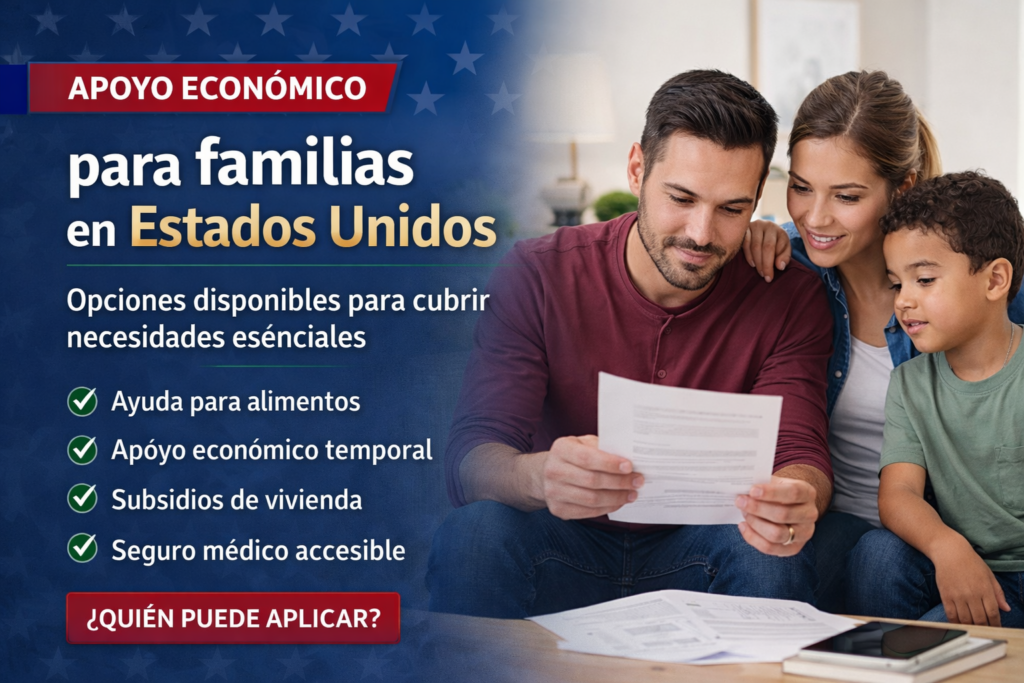 apoyo económico en Estados Unidos