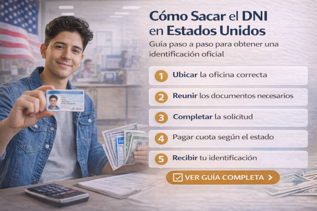 cómo sacar el DNI en Estados Unidos