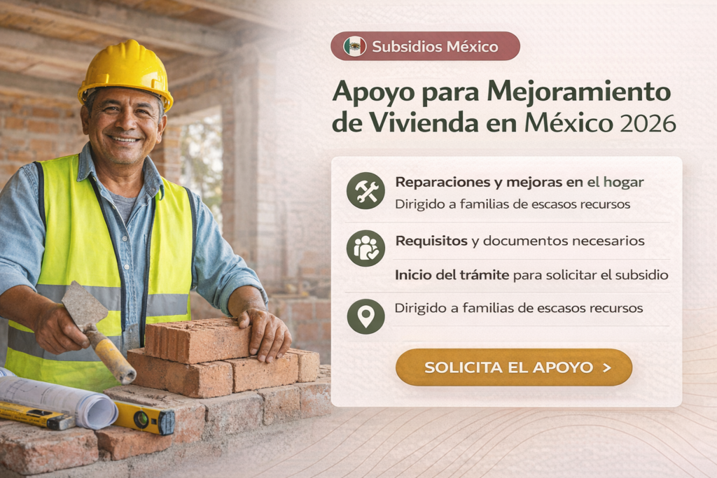 apoyo mejoramiento de vivienda