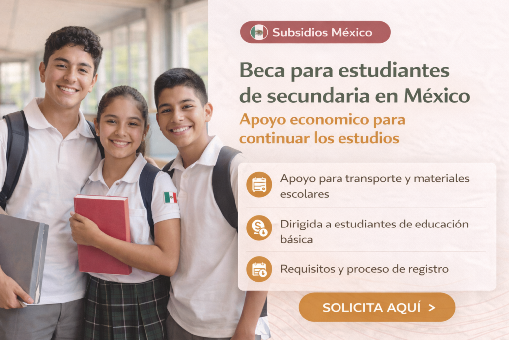 beca estudiantes secundaria